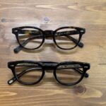 EYEVAN WEBBのダークトートイズとピアノブラックを並べて比較した画像
